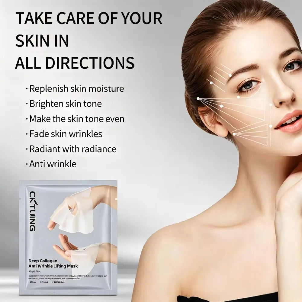 Deep Collagen Lifting Facial Mask Hydrating Anti Aging Sheet Mask All Skin Types