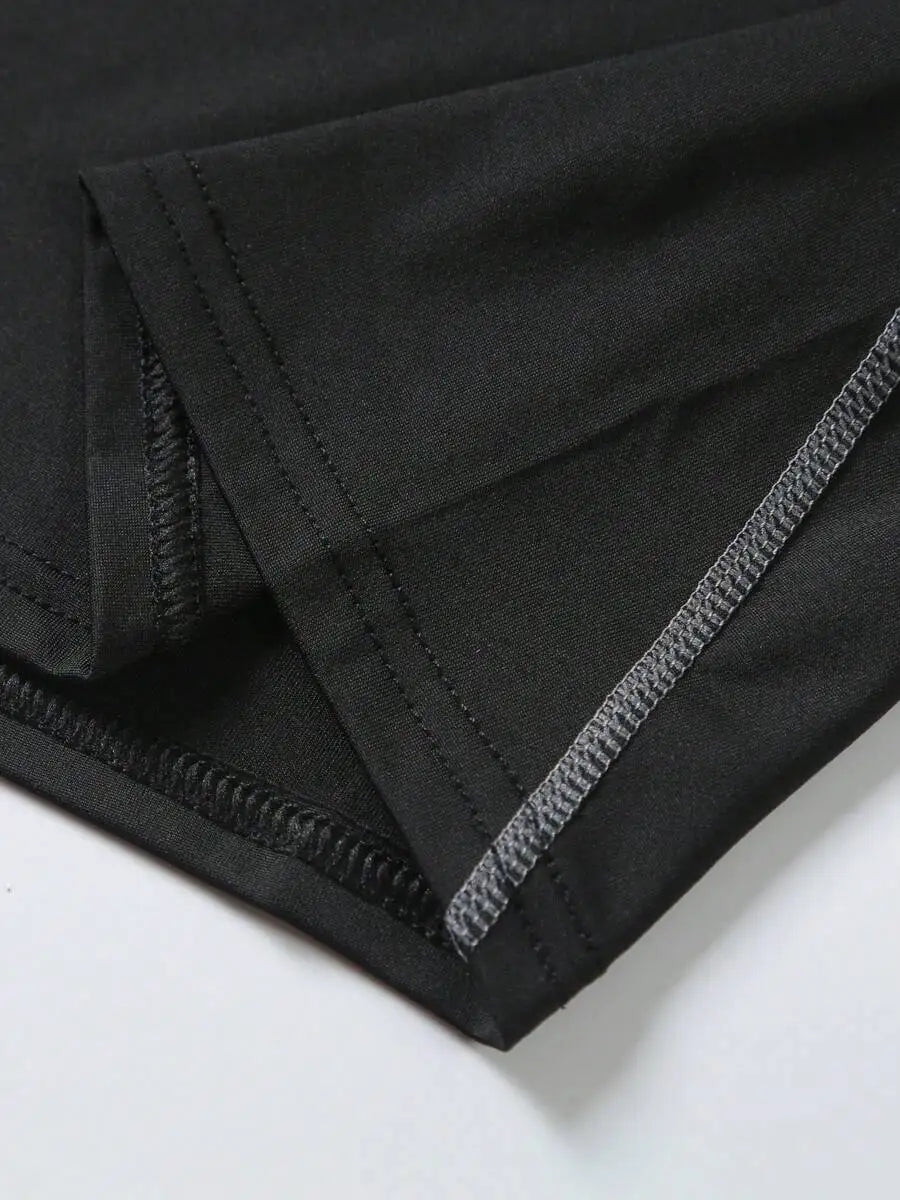 Men's Short Sleeve Compression Sports Shirt Moisture-Wicking