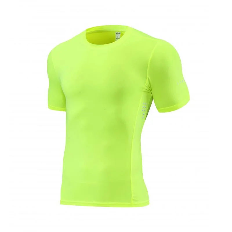 NONECN Quick Dry Fitness T Shirt For Men Gym Running