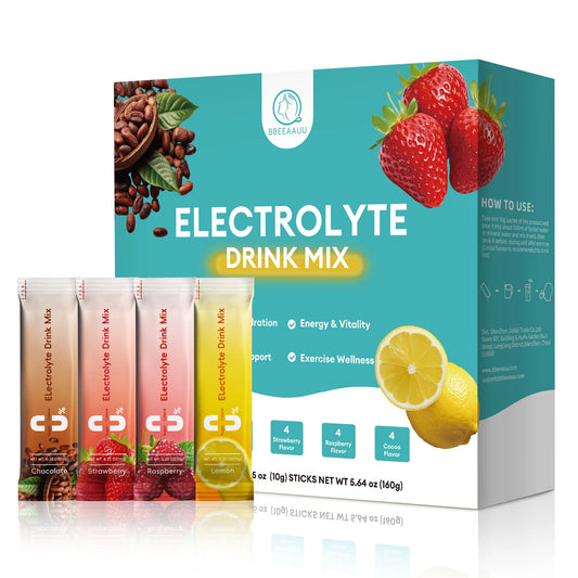 Beworths Electrolyte Powder Sugar Free Hydration Drink Mix Non GMO