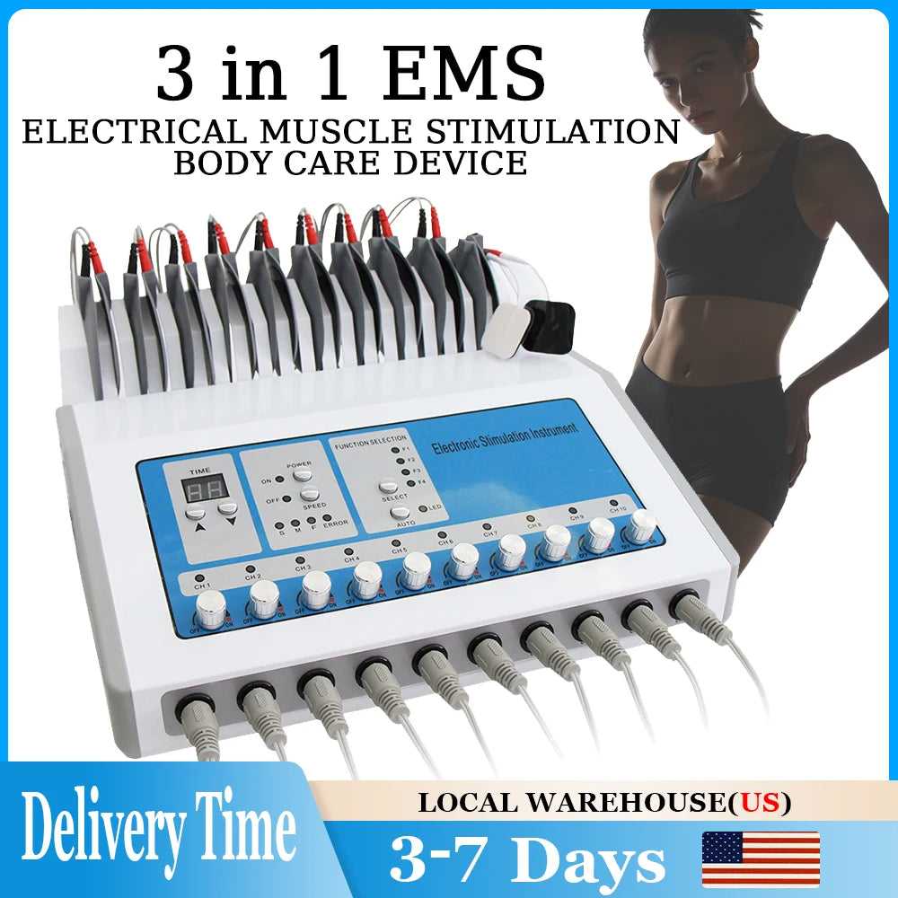 AOKO Russian Waves Microcurrent EMS Muscle Stimulator Body Massager