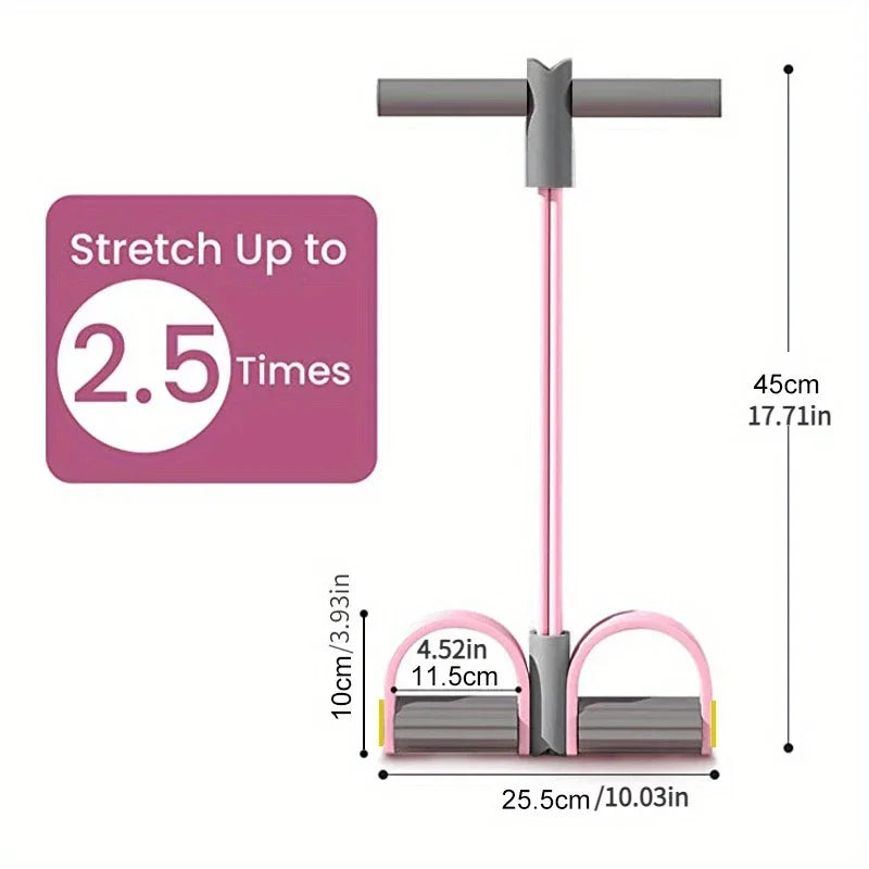 Adjustable Pedal Resistance Band for Full Body Home Gym Workouts