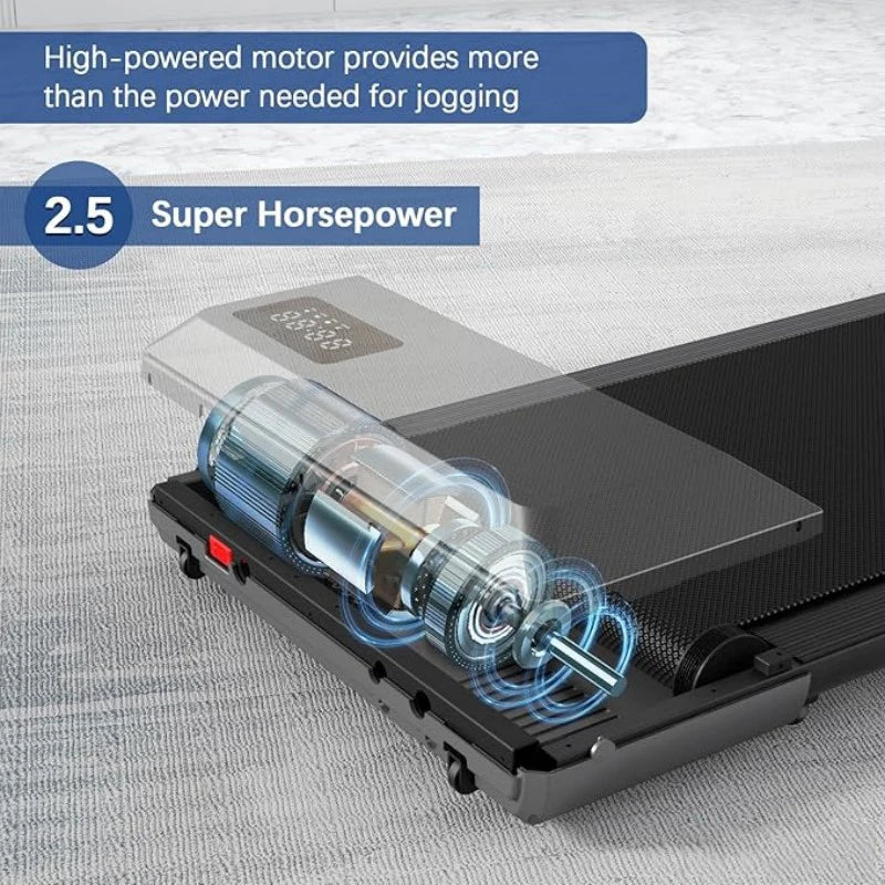 Superun 2.5 HP Treadmill For Home, 2-In-1 Walking Running