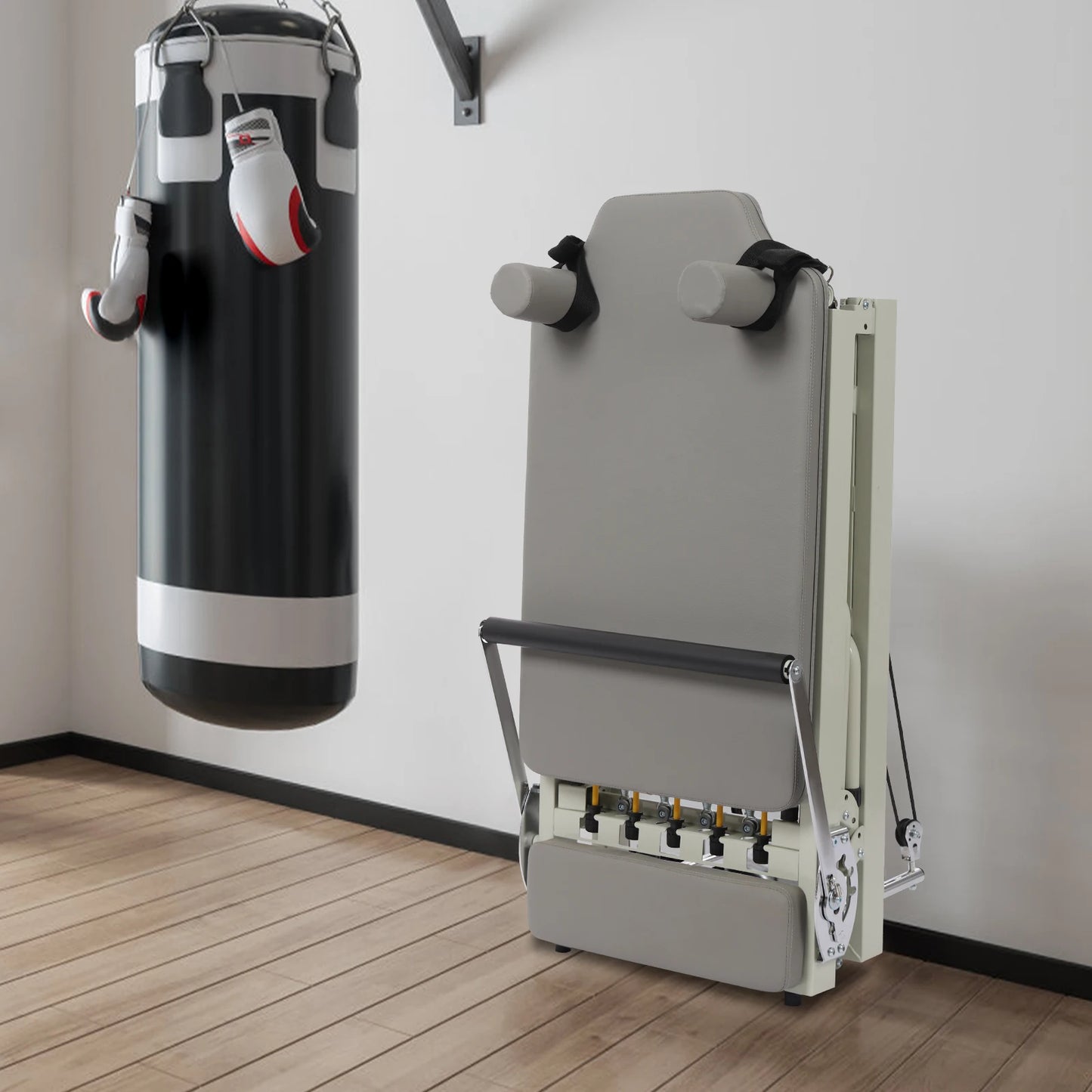 Foldable Pilates Reformer Machine For Multifunctional Yoga Fitness