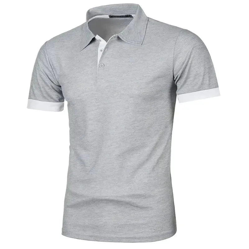 Summer Mens Polo Shirts Short Sleeve Sport T Shirt Quick Dry Athletic Workout Polo Lightweight Breathable Streetwear