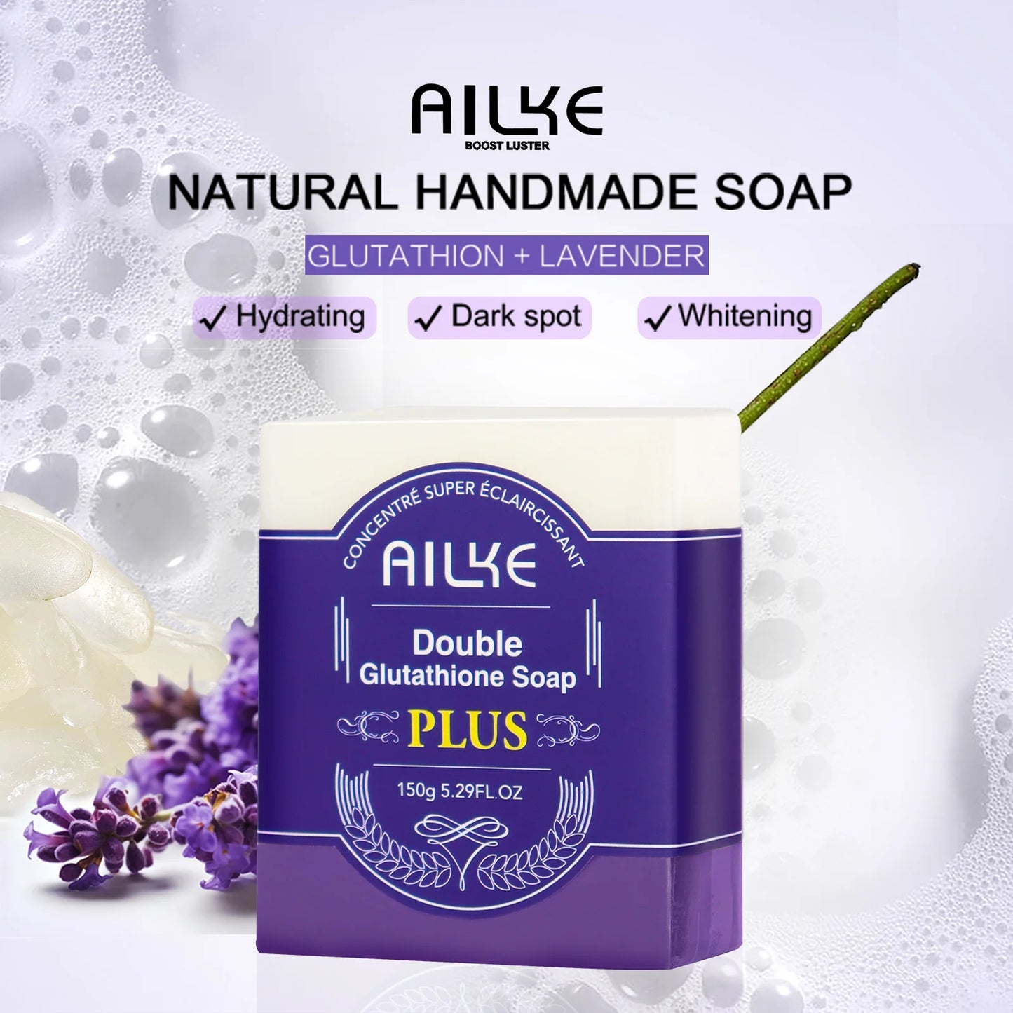 AILKE Glutathione Plus Skin Care Set Whitening Lotion