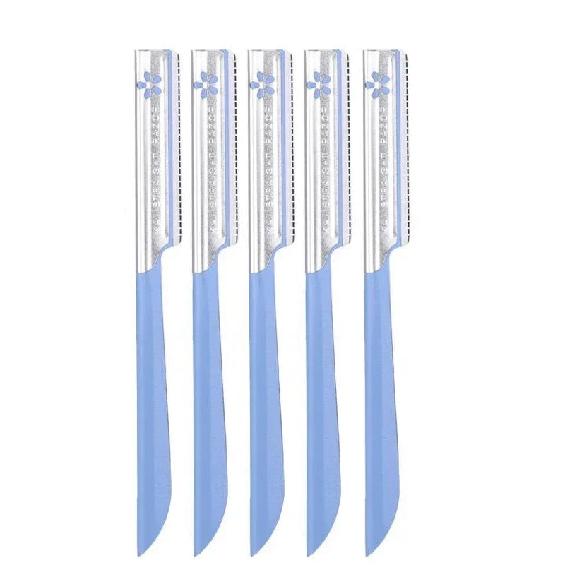 RUZOFO 5pc Eyebrow Epilator Set Stainless Steel Facial Trimmer
