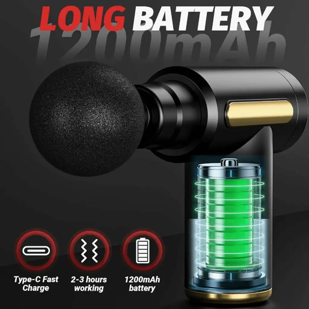 Portable Mini Massage Gun For Full Body Muscle Relief