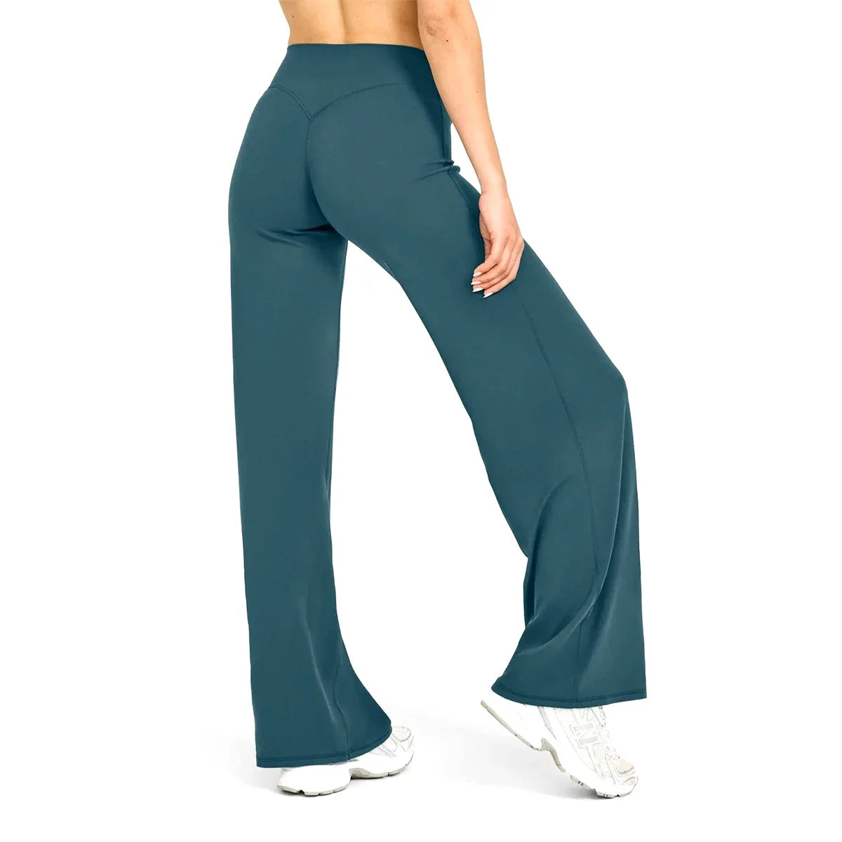 STOUREG Womens Straight Leg Yoga Pants Ultra Soft Butter Fabric Mid Waist