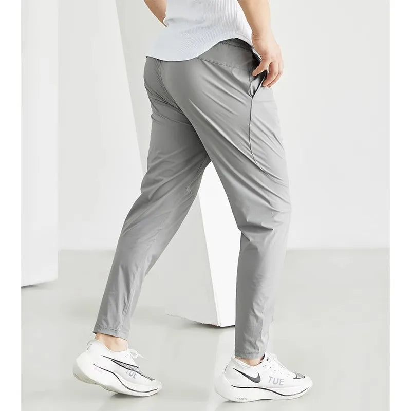 Men's Running Pants Quick Dry Tracksuit Trousers Gym Fitness