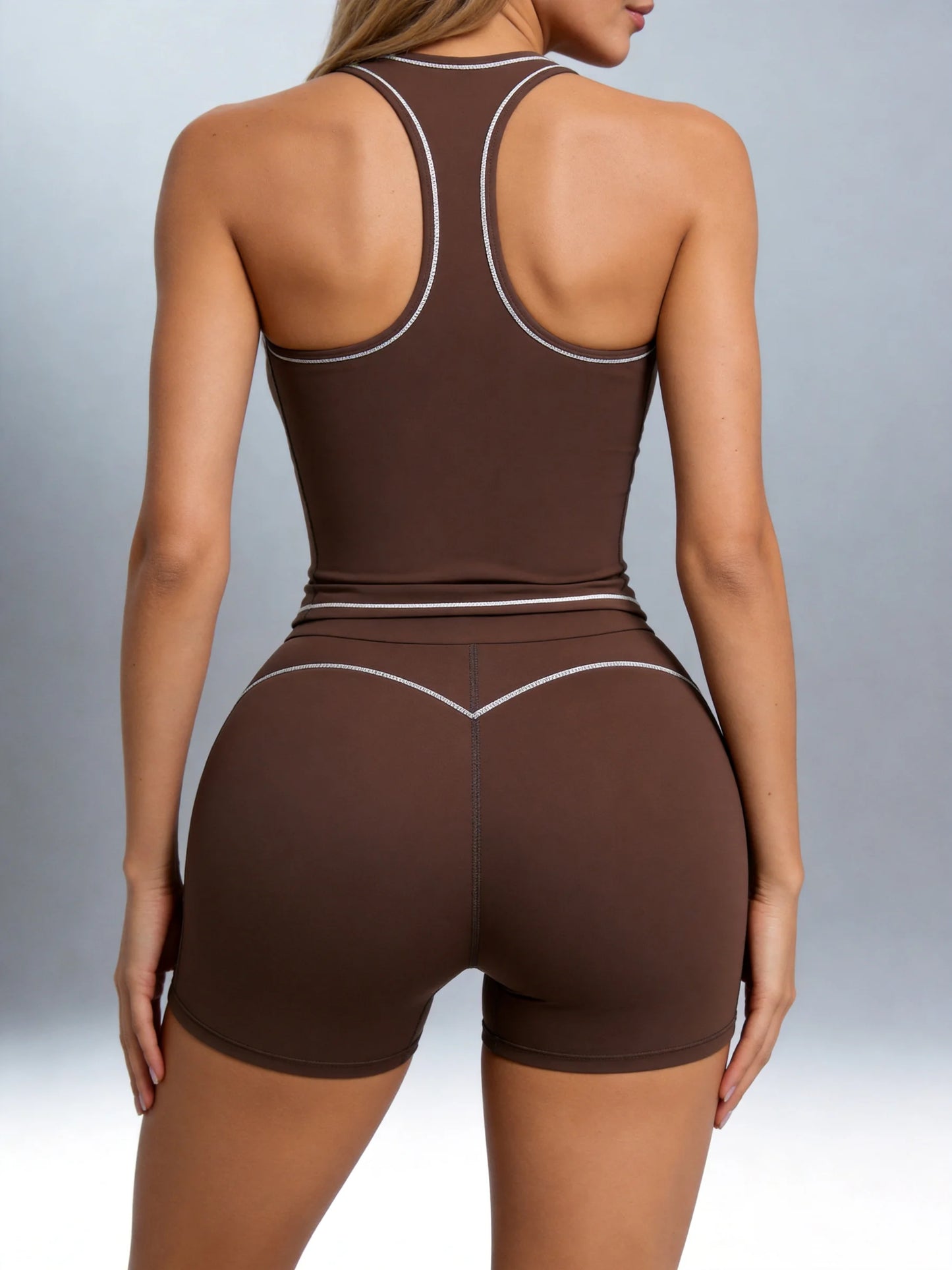Airila Two Piece Yoga Set With Removable Pads And Four Way Stretch