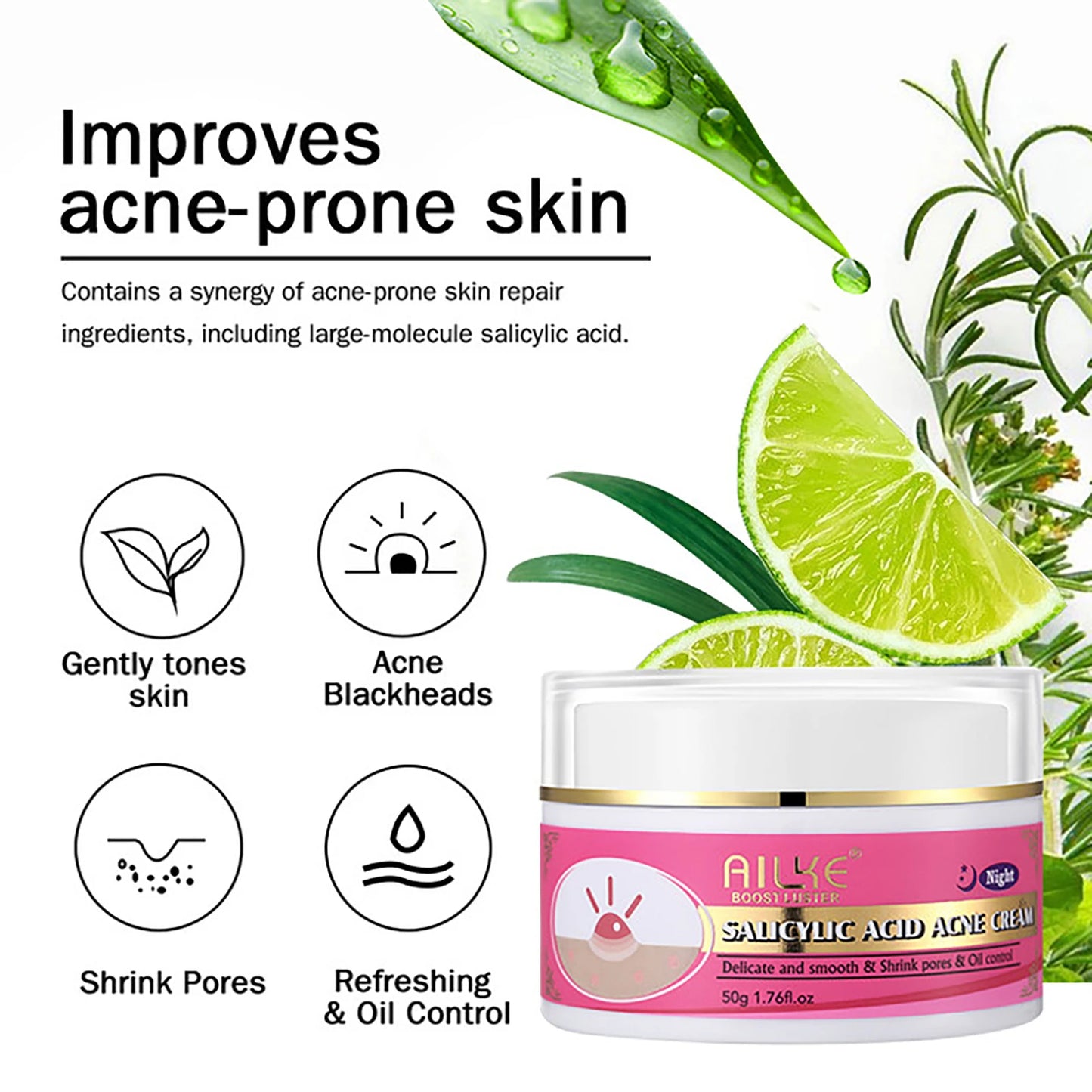 AILKE Brightening Skin Care Set Reduces Dark Spots And Acne