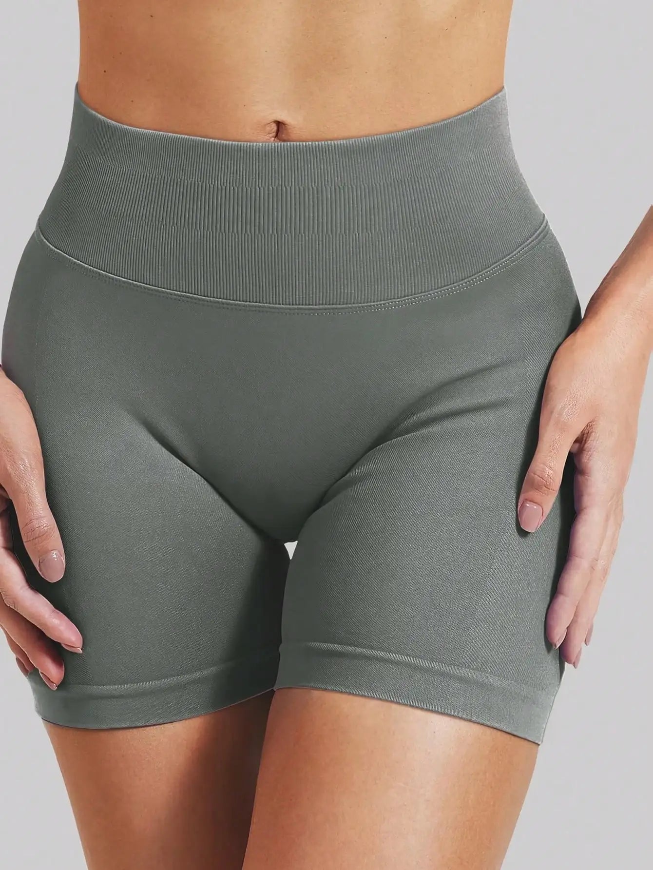 Y2K Style Nylon Shorts With Stretch Fabric For Curves