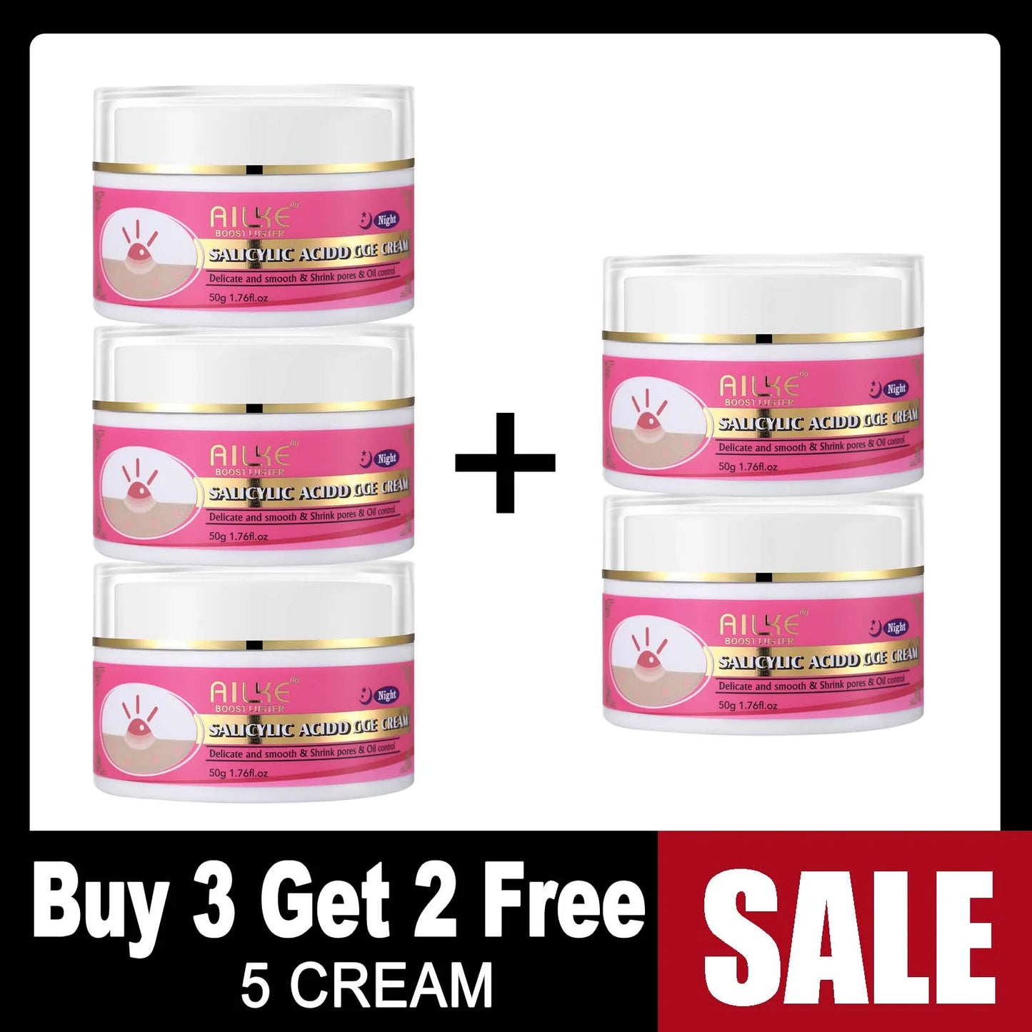AILKE Brightening Skin Care Set Reduces Dark Spots And Acne