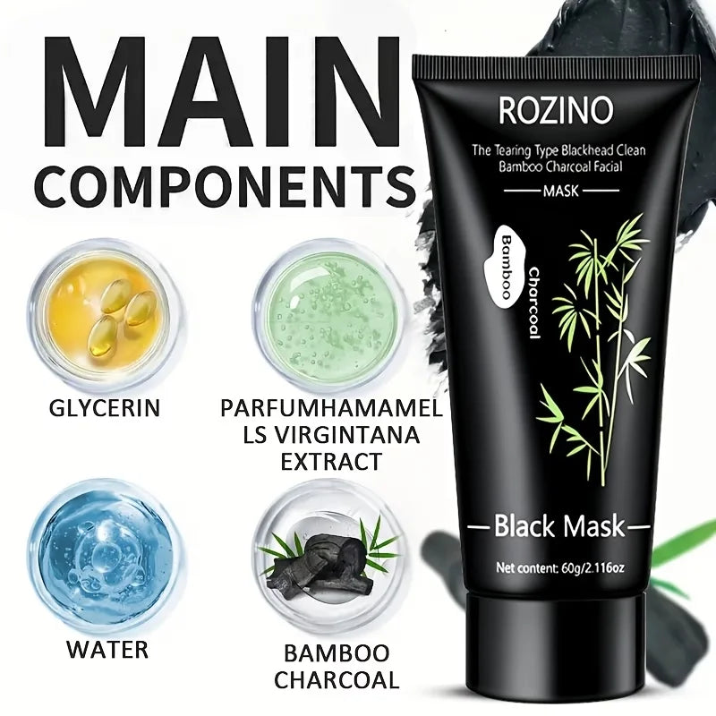 Tear Off Bamboo Charcoal Peel Mask For Deep Cleansing