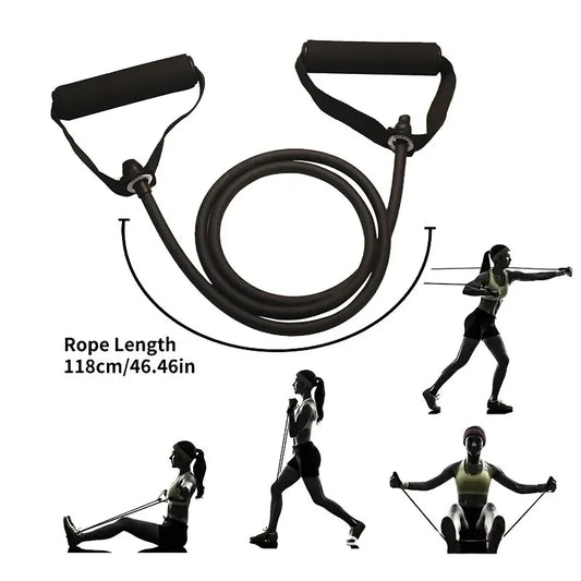 Resistance Bands With Handles For Home Gym Full Body Workout Men Women