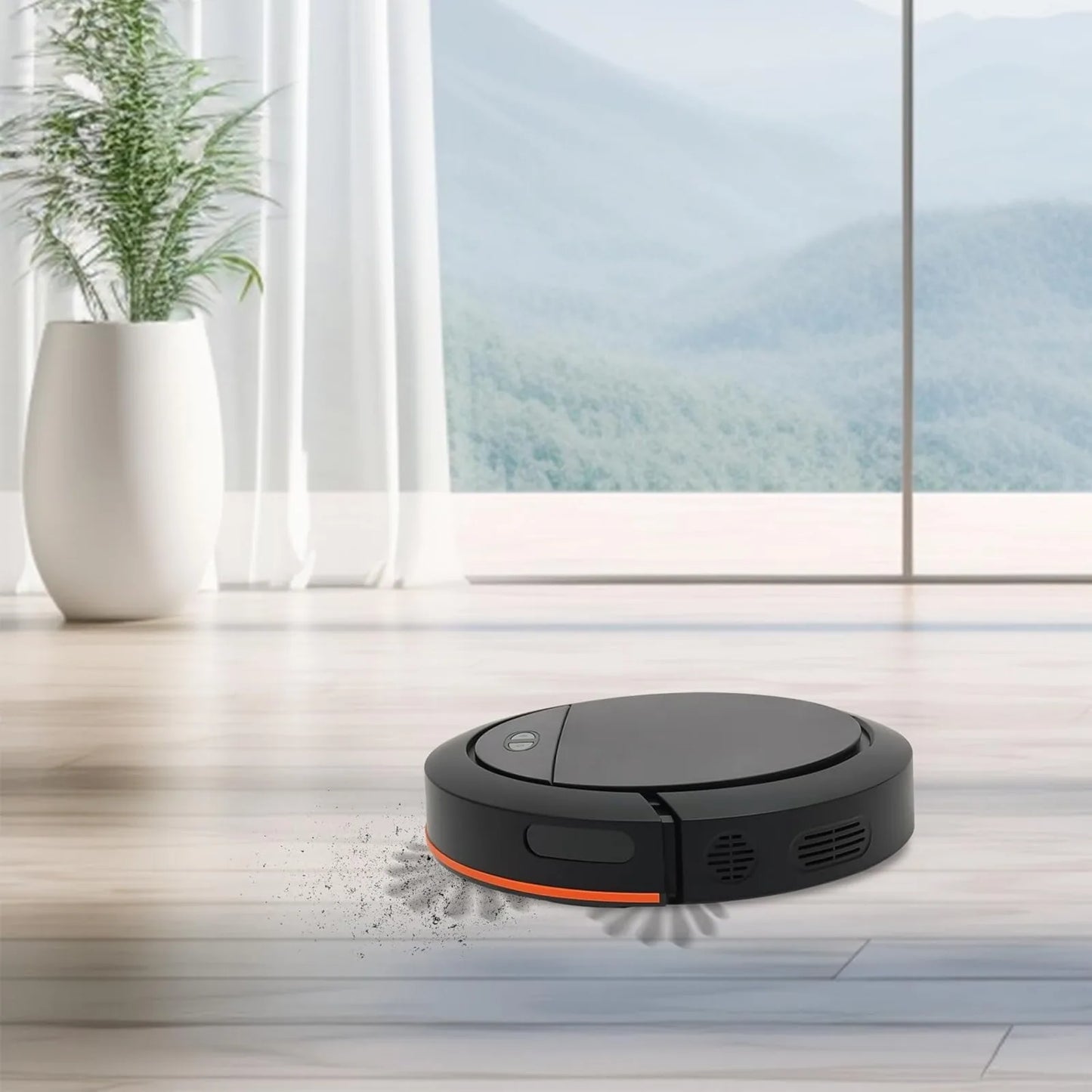 3-In-1 Robot Vacuum Cleaner With Mop Sweep Vacuum 2700Pa Suction