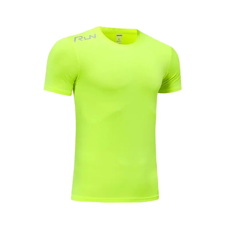 NONECN Quick Dry Fitness T Shirt For Men Gym Running