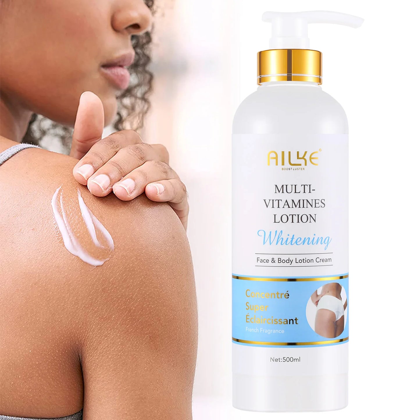 AILKE Whitening Body Lotion For Dark Spots Hyperpigmentation Moisturizing