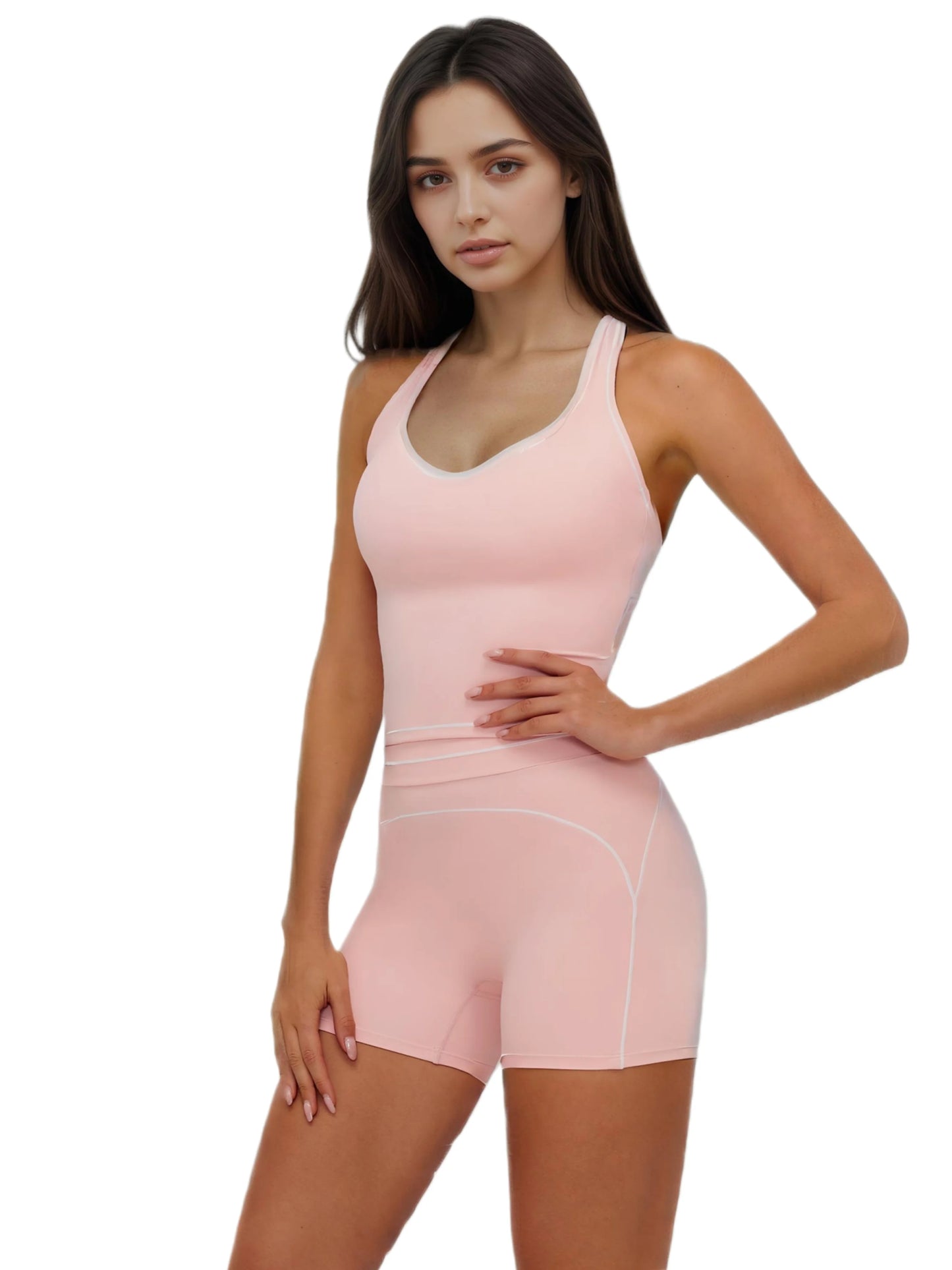 Airila Two Piece Yoga Set With Removable Pads And Four Way Stretch
