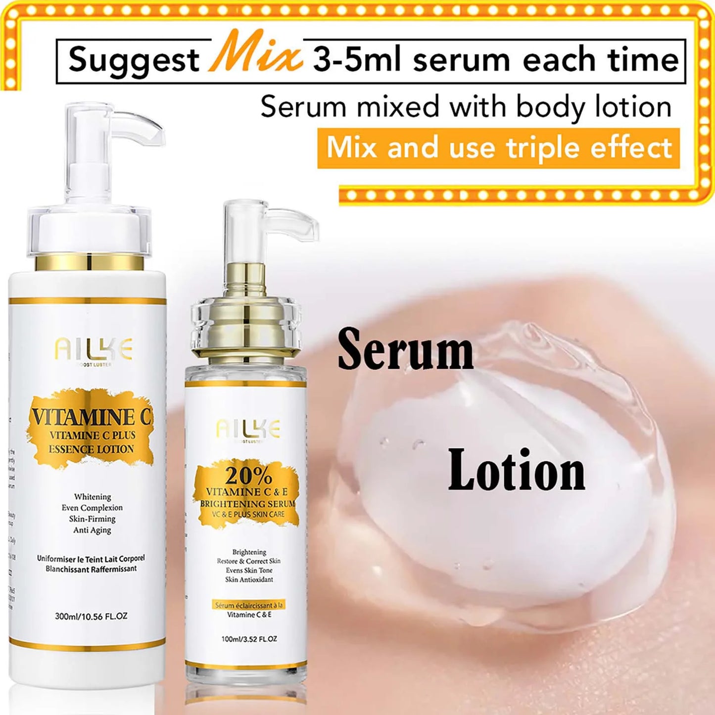KYLIEFIT Vitamin C Whitening Serum For Dark Spot Brightening