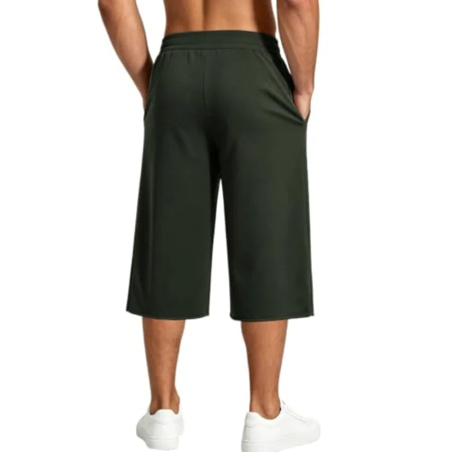 Mens Baggy Sweat Shorts With Pockets For Basketball