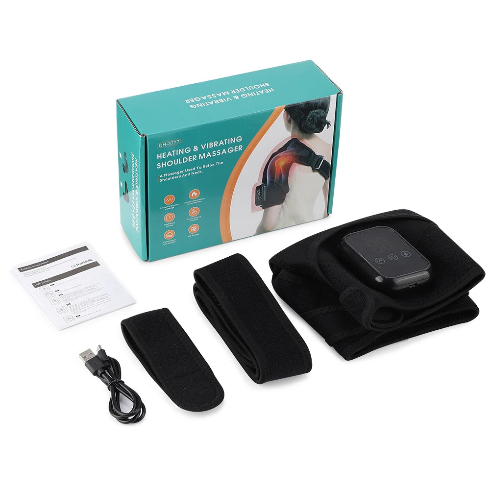 Hailicare Electric Heating Shoulder Brace With Vibration Therapy