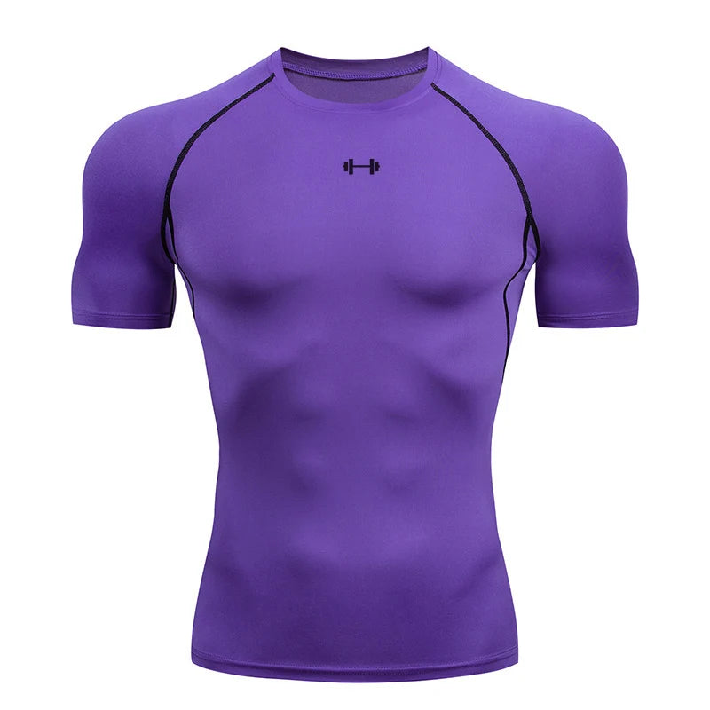 Quick Dry Men Sports T Shirt For Running And Training
