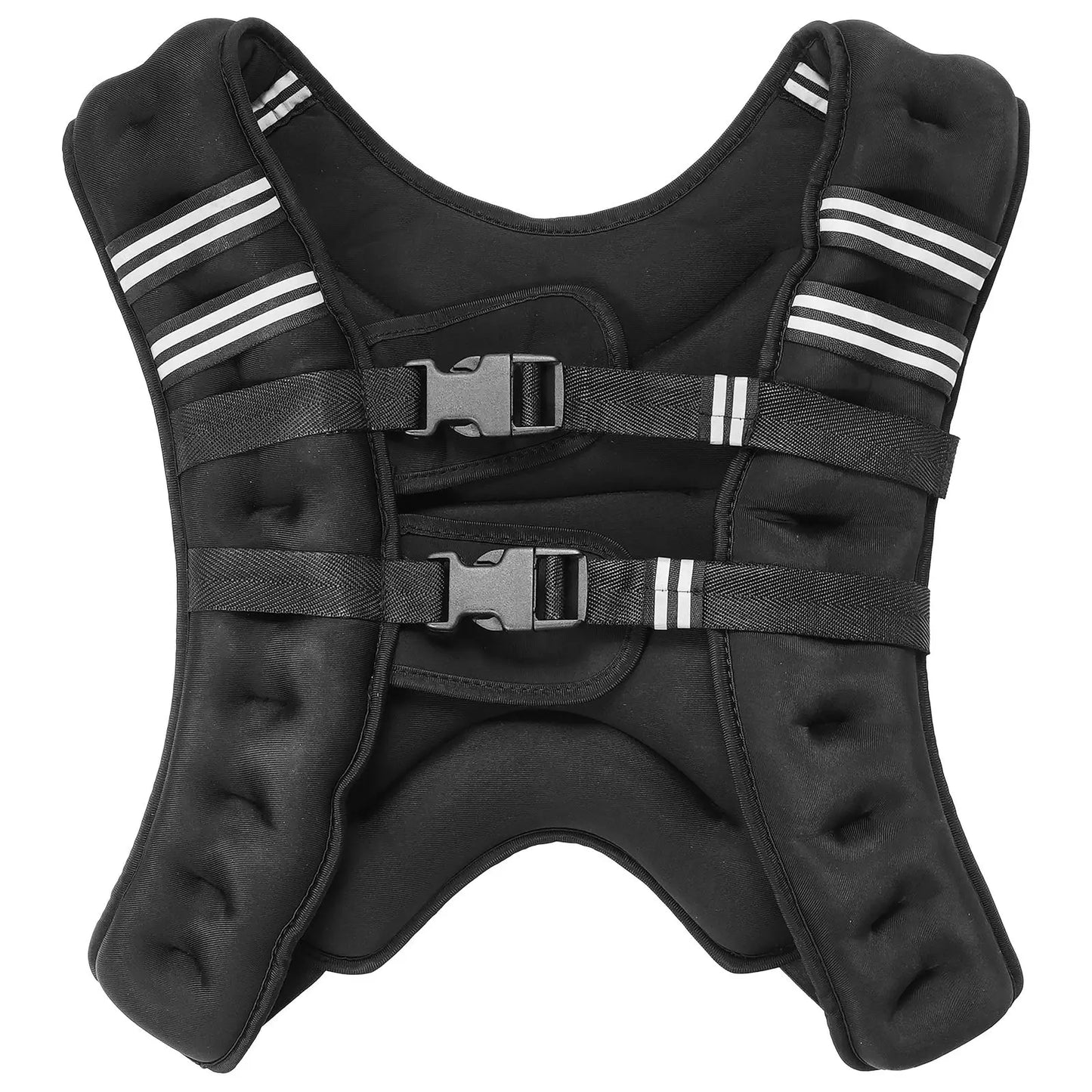 Weighted Vest 20 Lbs With Reflective Stripe And Adjustable Buckle