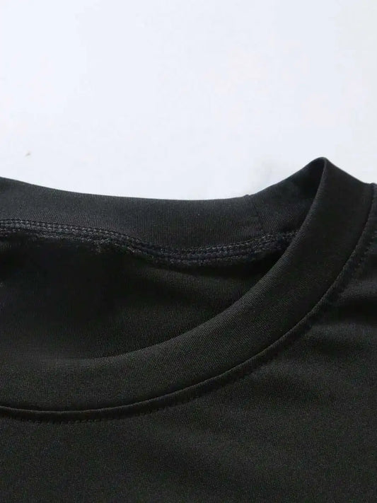 Men's Short Sleeve Compression Sports Shirt Moisture-Wicking