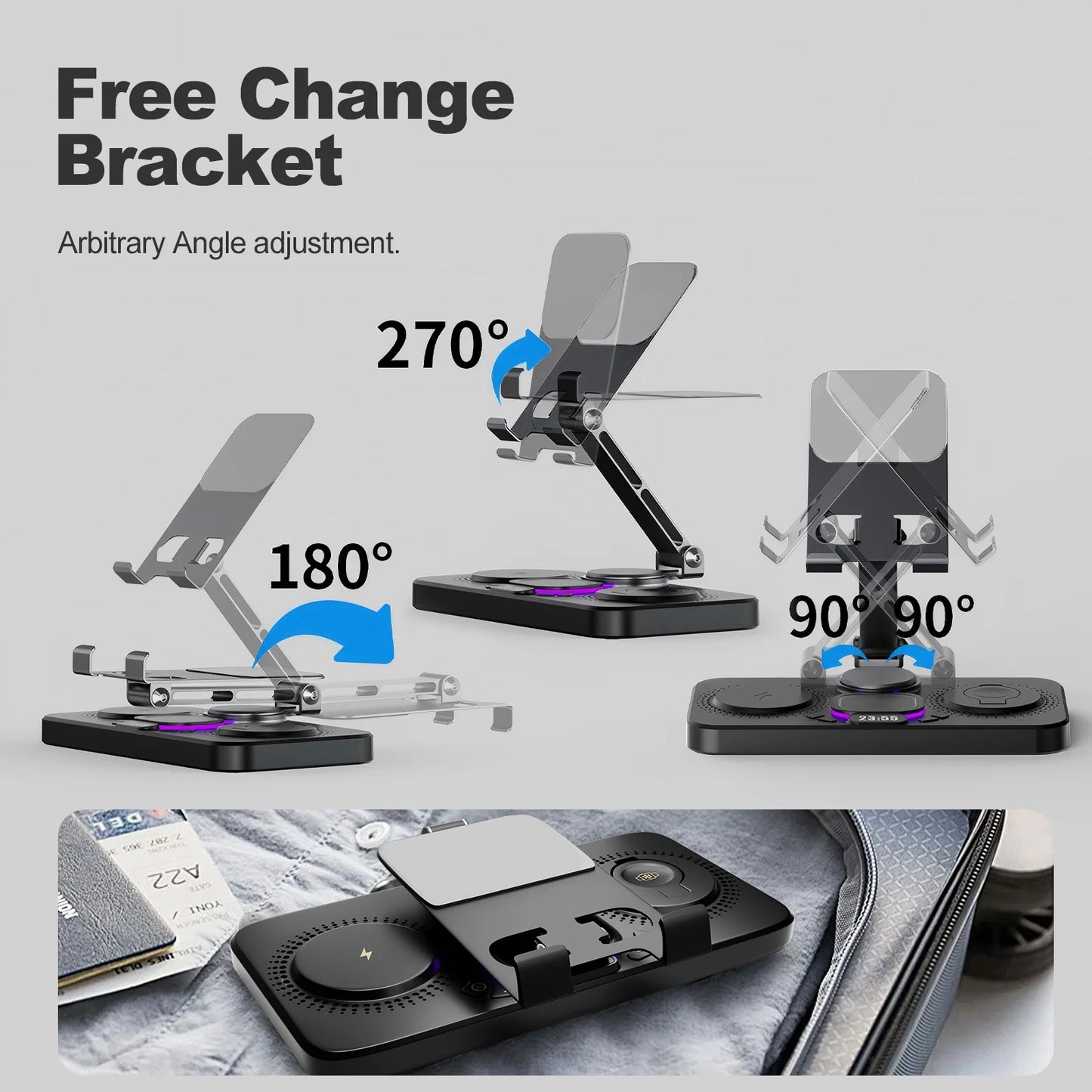 7in1 Wireless Charging Station For iPhone iPad AirPods Apple Watch