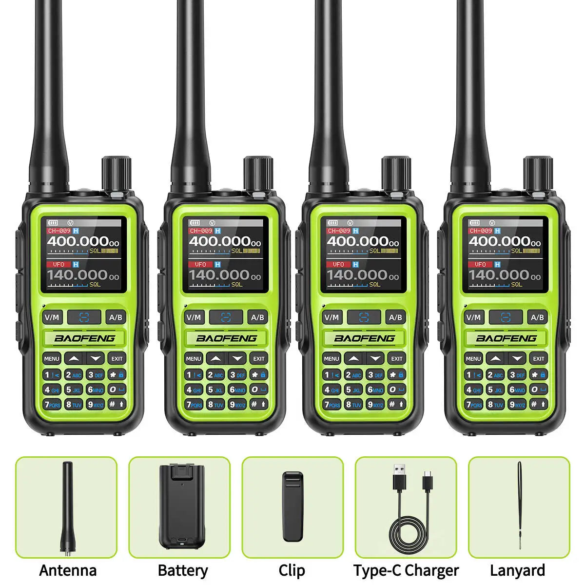 BAOFENG UV5R Mini Walkie Talkie Multi Band Long Range Radio