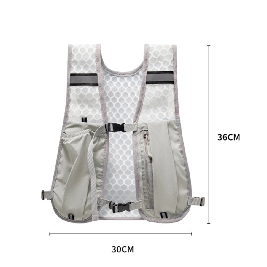 Lightweight Hydration Vest For Biking And Running With Phone Pocket