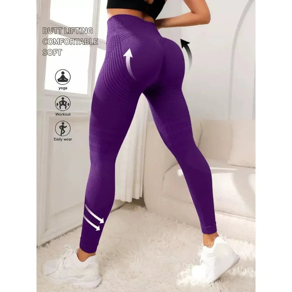 Cellulite Control Leggings For Women High Waist Butt Lift Workout