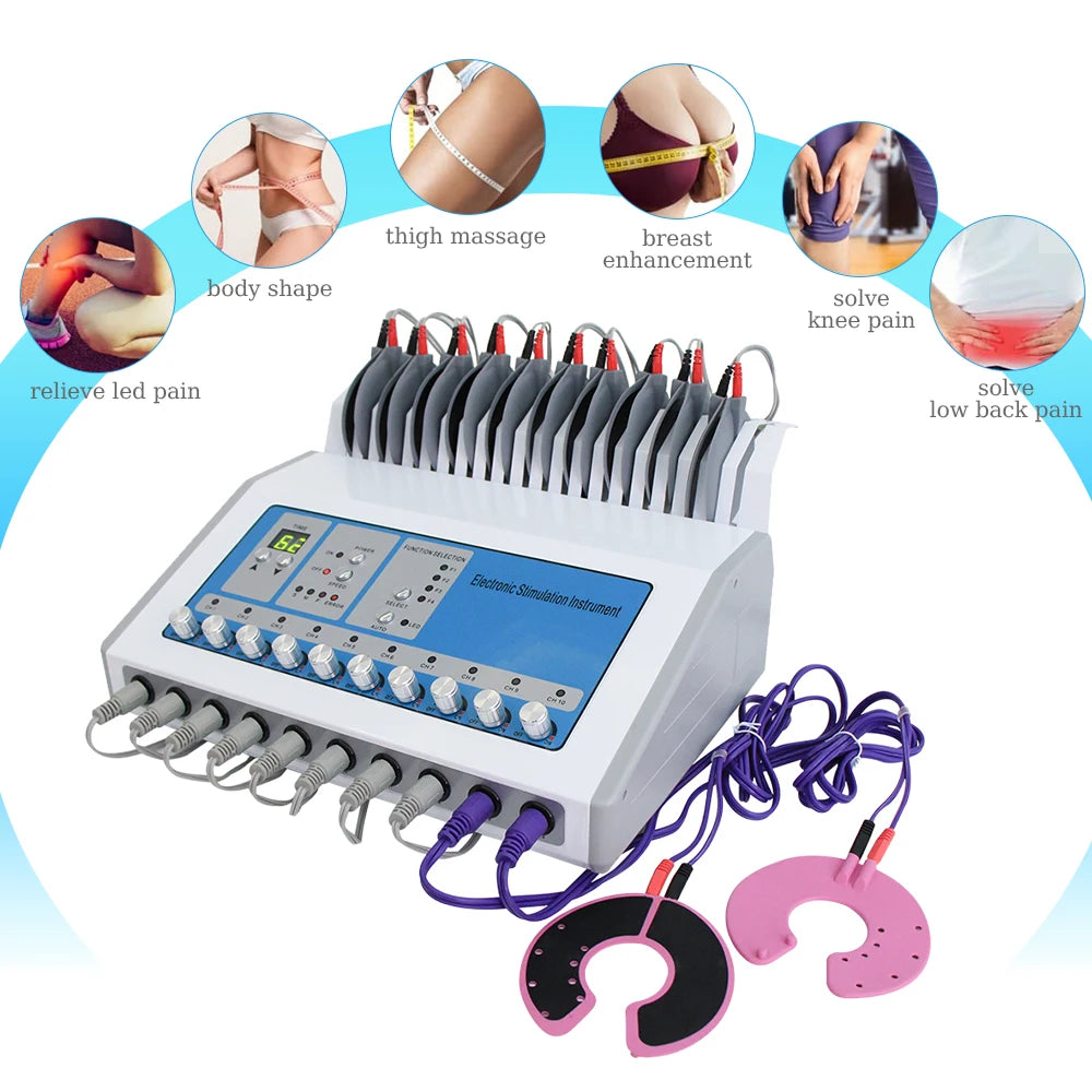 AOKO Russian Waves Microcurrent EMS Muscle Stimulator Body Massager