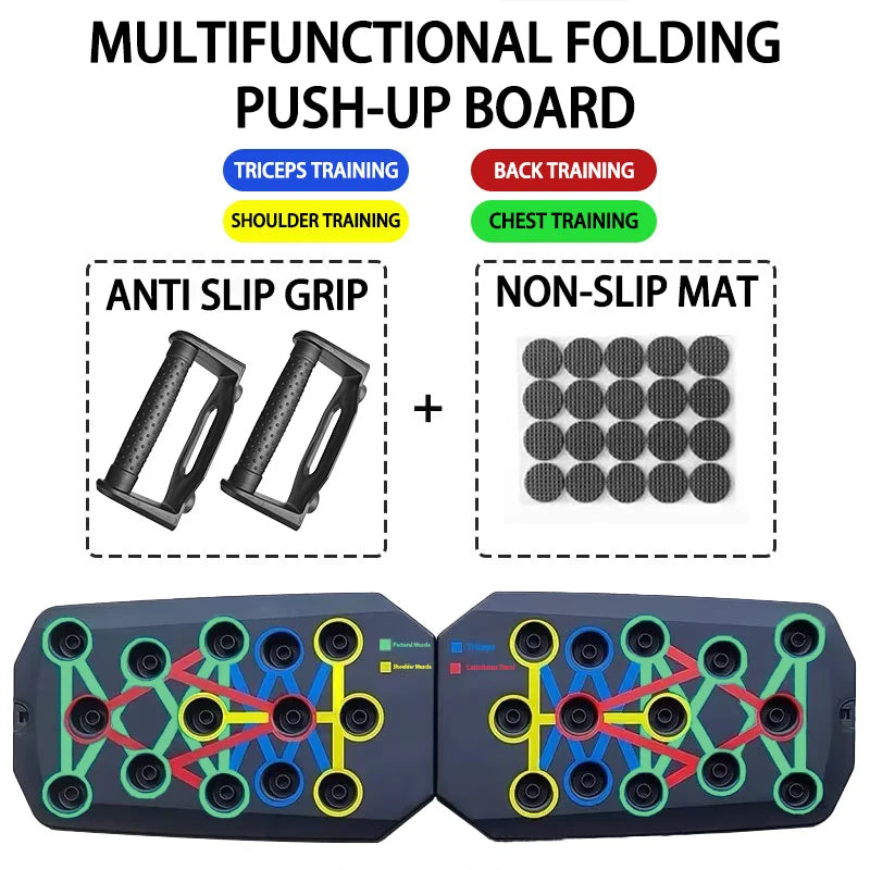LINGPENG Push-Up Board Set Foldable Fitness Equipment
