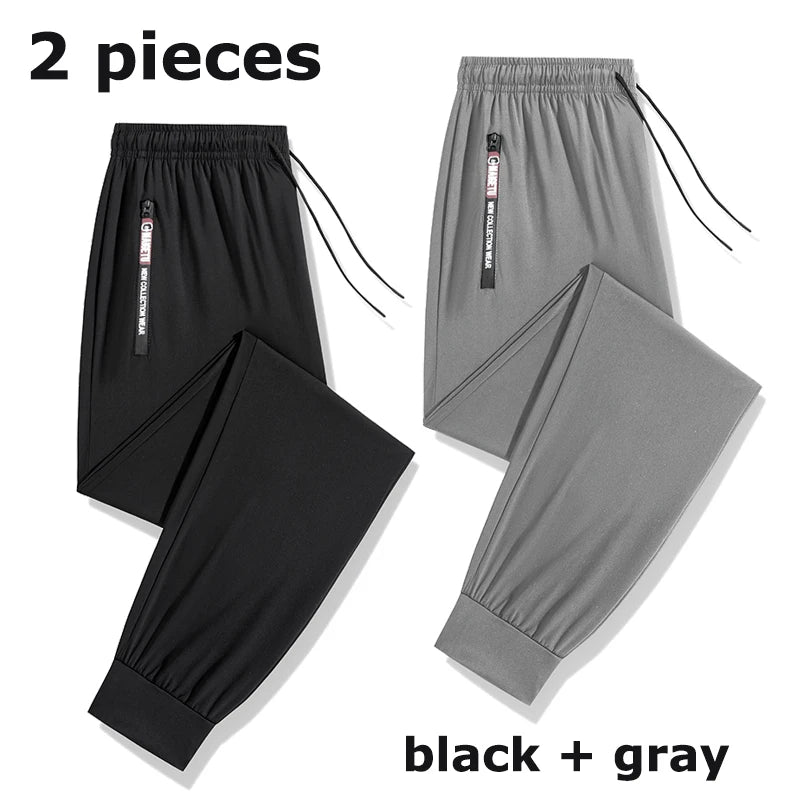 Quick Dry Hiking Running Pants With Zipper Pocket Taffeta Lightweight