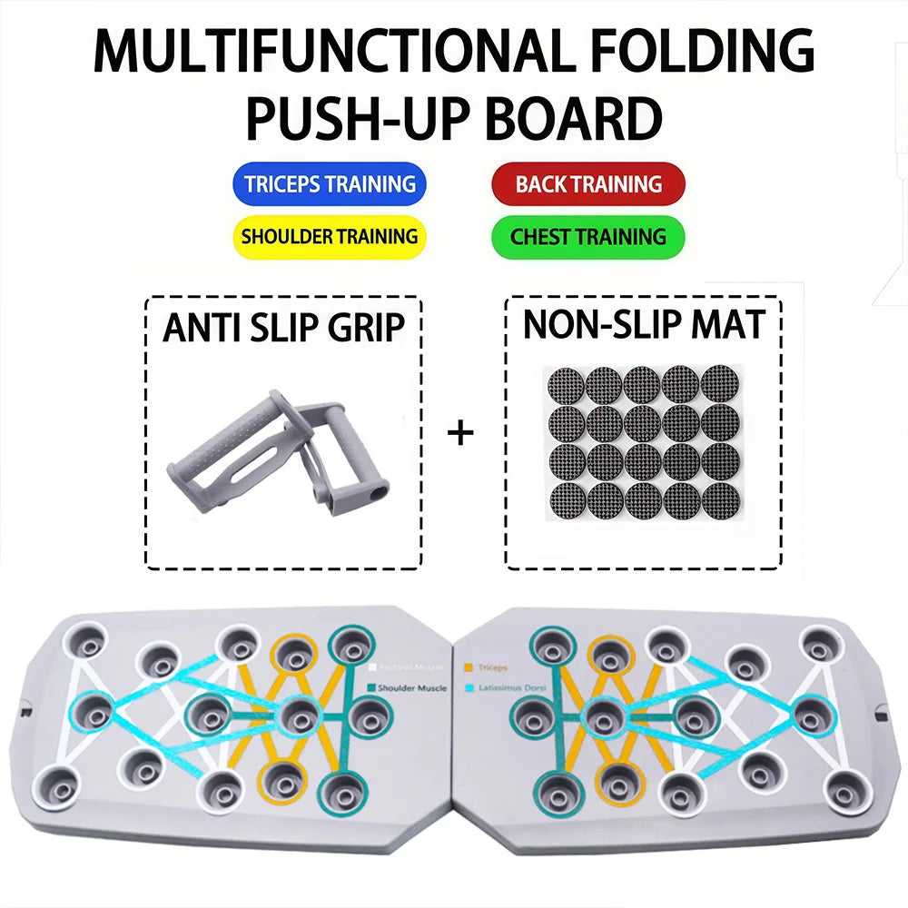 LINGPENG Push-Up Board Set Foldable Fitness Equipment