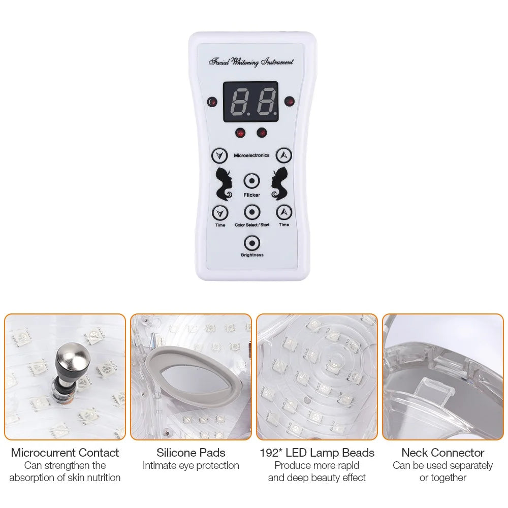 Iebilif LED Face Mask for Anti-Aging Skin Rejuvenation