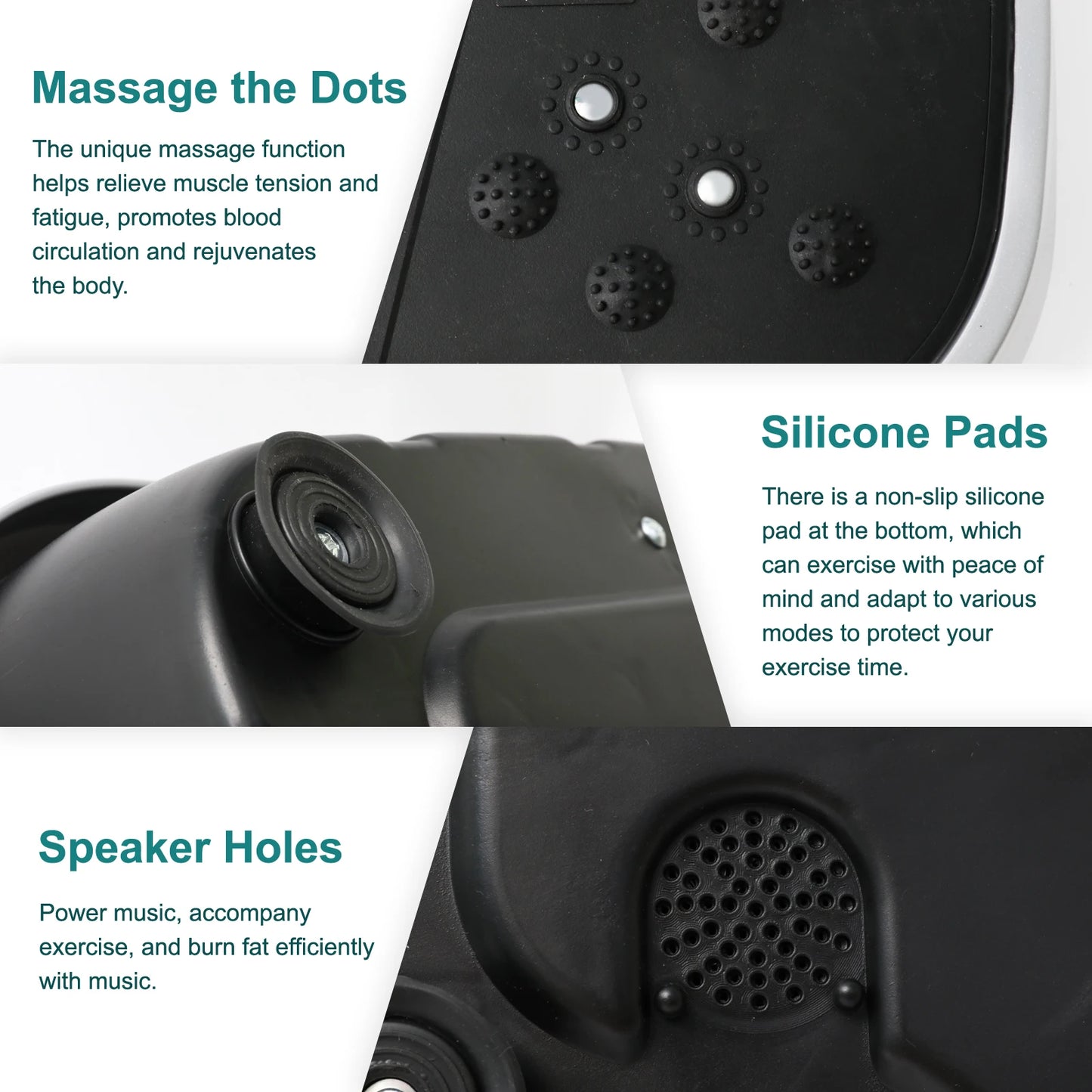 Fat Burning Vibration Plate Exercise Machine For Home Fitness