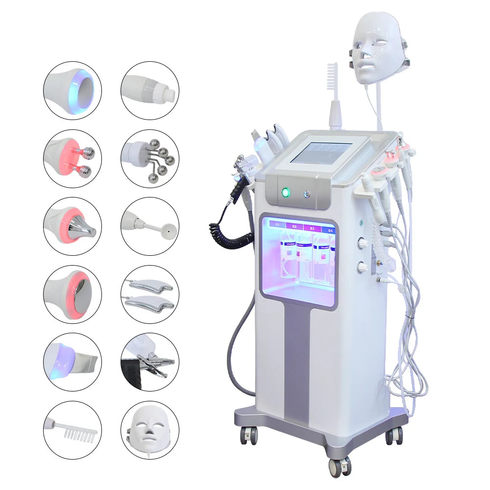 YUET WIN Aqua Peeling Lift Skin Bubble Oxygen Facial Machine