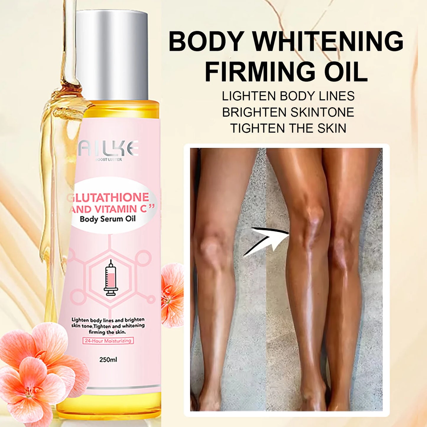 AILKE Whitening Vitamin C Glutathione Facial Lotion For Brightening
