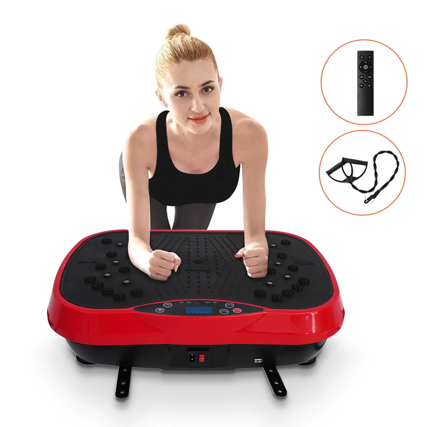 Fat Burning Vibration Plate Exercise Machine For Home Fitness