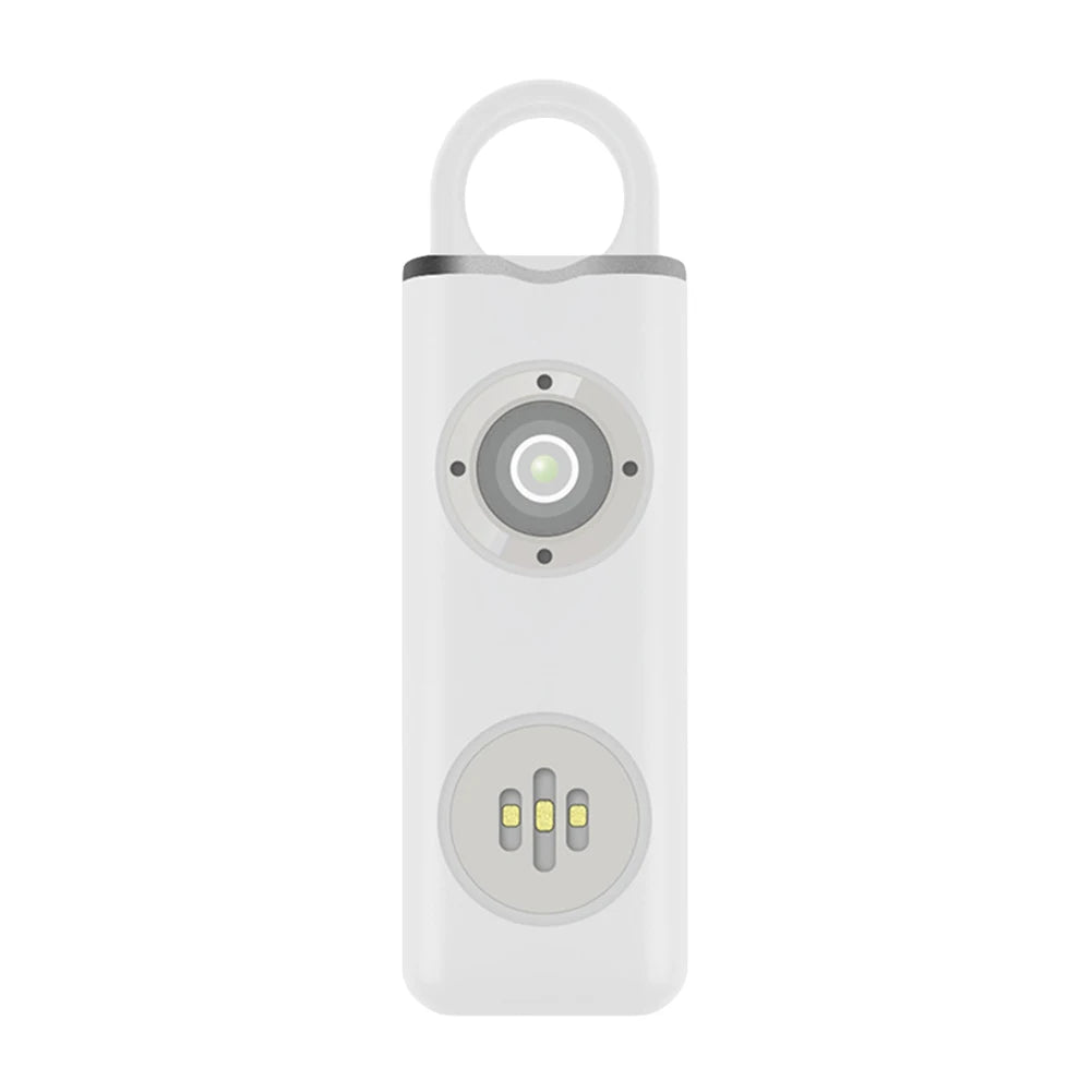 VODOOL 130dB Self Defense Alarm Keychain Rechargeable Flashlight