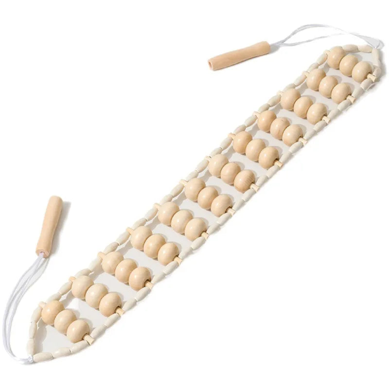 Wooden Massage Tool Set Pain Relief Gua Sha Back Massager