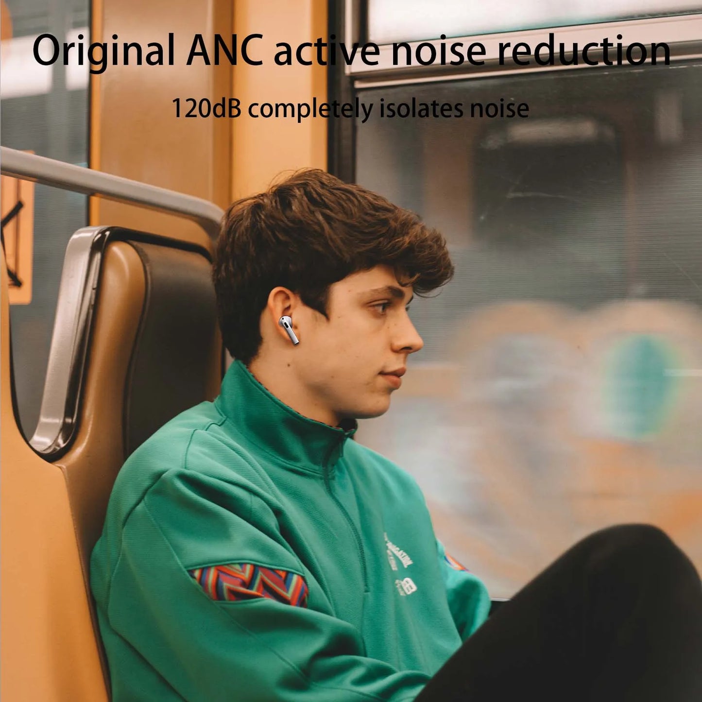 Air Pro4 wireless earphones Bluetooth 5.3 in ear earphones suitable for sports, gaming, and office work, compatible with all ear