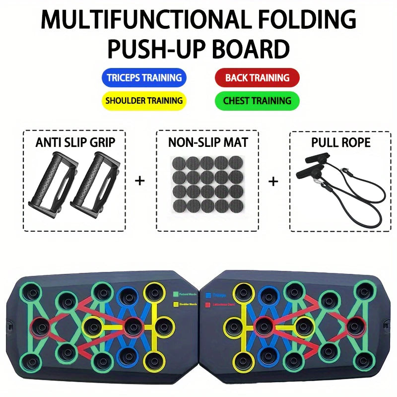 LINGPENG Push-Up Board Set Foldable Fitness Equipment