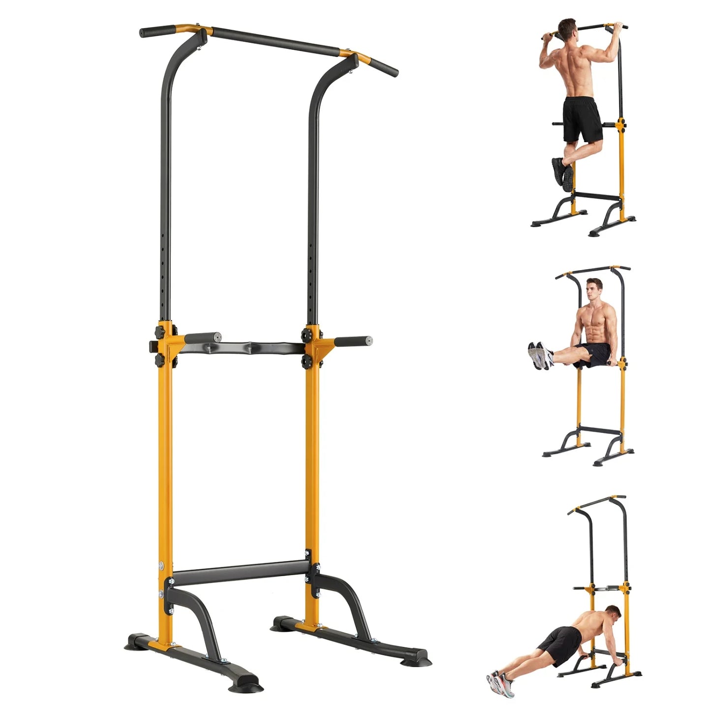 HiMISS Power Tower Pull Up Dip Station With Adjustable Height