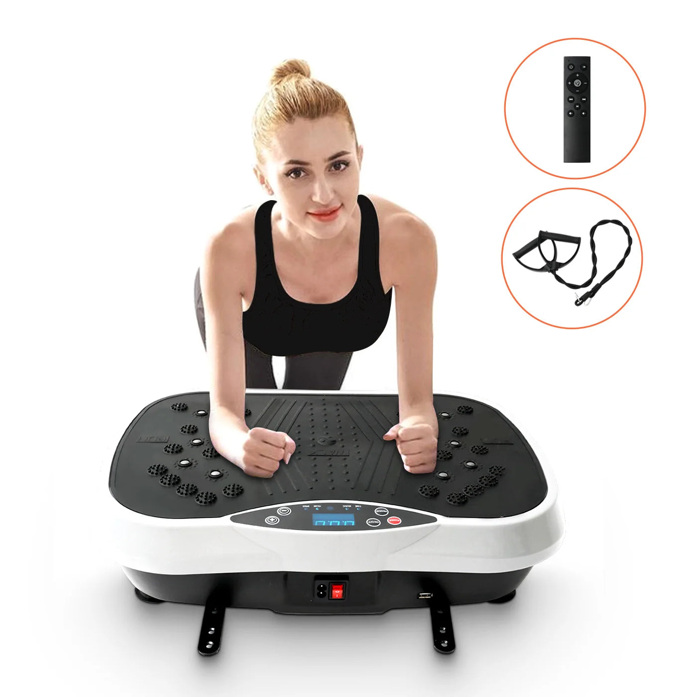 Fat Burning Vibration Plate Exercise Machine For Home Fitness