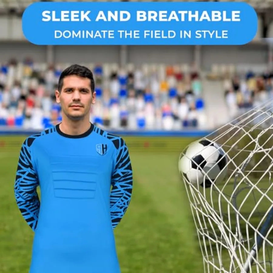 Soccer Goalie Jersey for Kids and Adults Goalkeeper Shirt